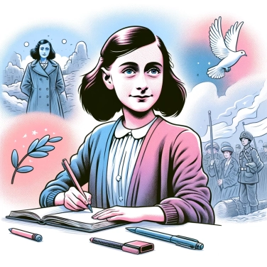 Explique pourquoi Anne Frank est-elle devenue un symbole de la résistance face à l'oppression pendant la seconde guerre mondiale ?