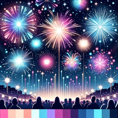 Explique pourquoi certains feux d'artifice brillent en couleur et d'autres non ?