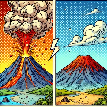 Explique pourquoi certains volcans sont actifs alors que d'autres sont endormis ?