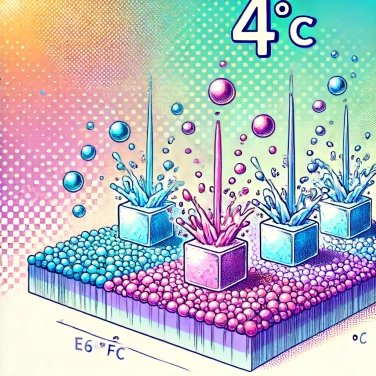 Explique pourquoi l’eau a-t-elle sa plus haute densité à 4°C ?