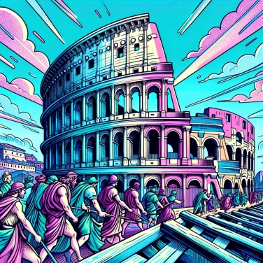 Explique pourquoi la construction du Colisée de Rome a nécessité autant de temps ?