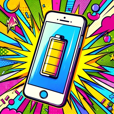 Explique pourquoi la couleur de l'icône de batterie d'iPhone est jaune ?