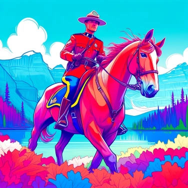 Explique pourquoi la Gendarmerie royale du Canada porte des uniformes rouges ?