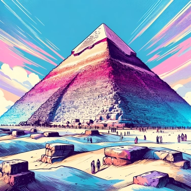 Explique pourquoi la pyramide de Kheops était originellement recouverte de pierres blanches brillantes ?