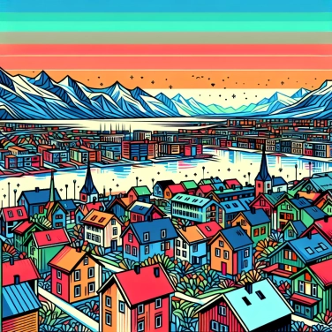 Explique pourquoi la ville de Tromsø (en Norvège) passe des mois sans soleil ?