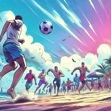 Explique pourquoi le beach soccer se joue pieds nus sur le sable ?