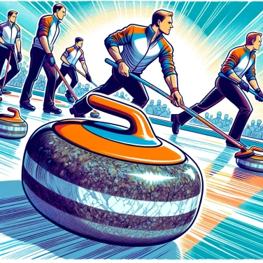 Explique pourquoi le curling utilise une pierre en granit pour glisser sur la glace ?