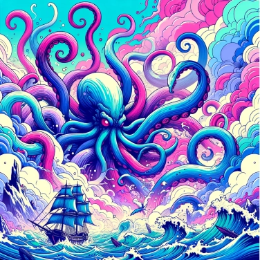 Explique pourquoi le kraken est une créature mythique redoutée des marins ?