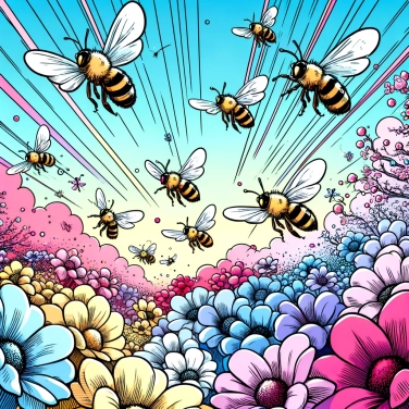 Explique pourquoi les abeilles butinent les fleurs pour collecter du nectar ?