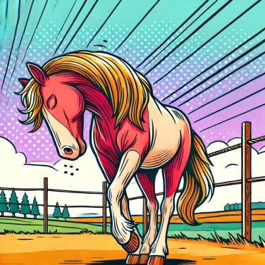 Explique pourquoi les chevaux peuvent dormir debout ?