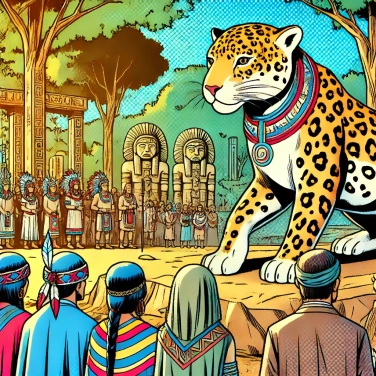 Explique pourquoi les civilisations amérindiennes vénéraient les jaguars ?