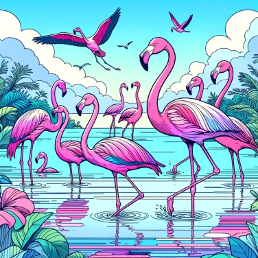 Explique pourquoi les flamants roses sont roses ?