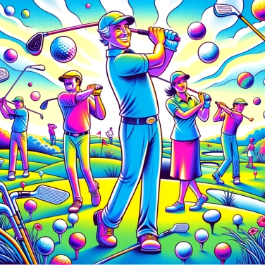 Explique pourquoi les golfeurs utilisent différents types de clubs sur un parcours ?