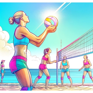 Explique pourquoi les joueurs de beach-volley se frottent les mains avant de servir ?