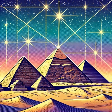 Explique pourquoi les pyramides anciennes sont alignées avec certaines étoiles ?