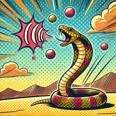 Explique pourquoi les serpents à sonnette émettent des bruits avant d'attaquer ?