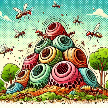 Explique pourquoi les termites construisent des monticules ventilés naturellement ?