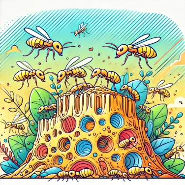 Explique pourquoi les termites sont considérés comme des architectes naturels ?