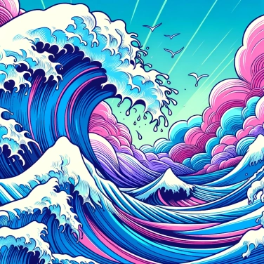 Explique pourquoi les vagues géantes se forment-elles soudainement en pleine mer ?