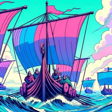 Explique pourquoi les Vikings utilisaient des drakkars pour leurs expéditions maritimes ?