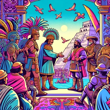 Explique pourquoi Moctezuma a accueilli les conquistadors espagnols ?